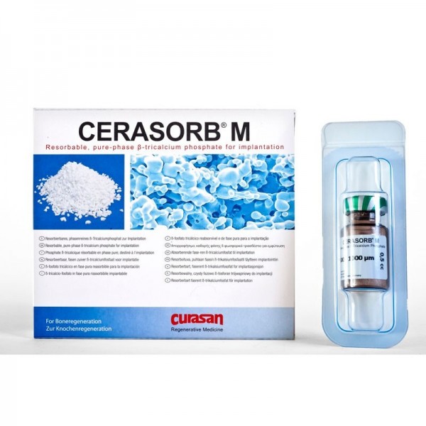 Hueso Sintético Cerasorb M 5x0,5cc